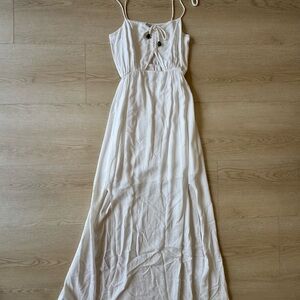 Elegant White Long Dress
